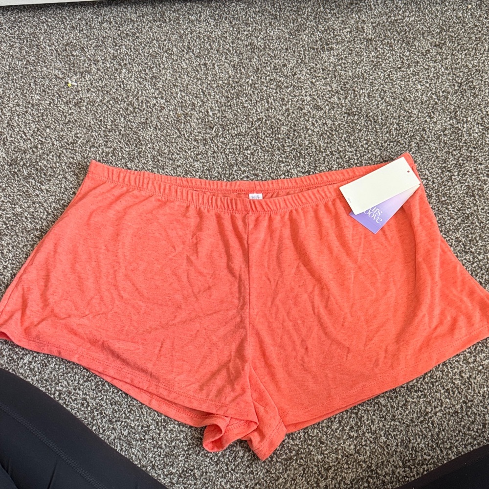 Cozy Coral Lounge Shorts
